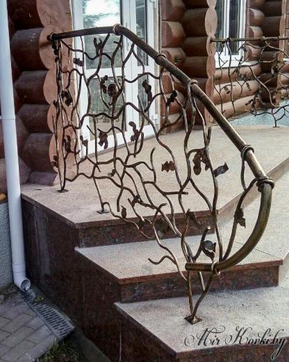 Кованые перила для лестниц