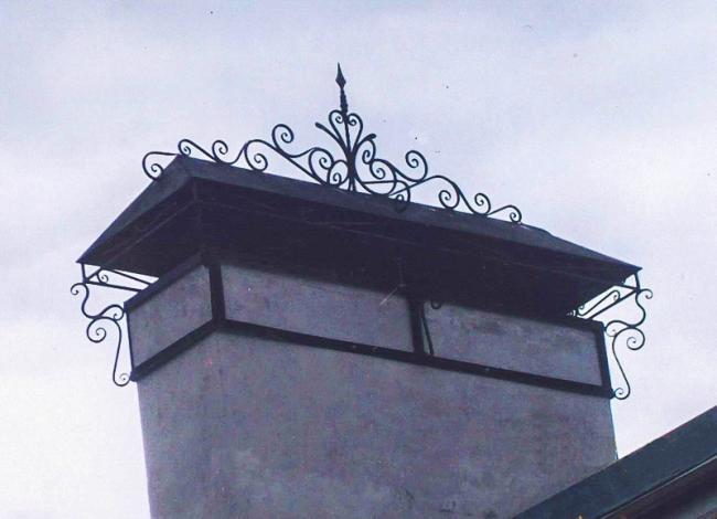 Кованый дымник